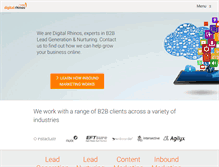 Tablet Screenshot of digitalrhinos.com